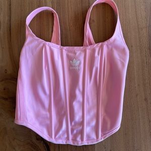 Adidas pink corset